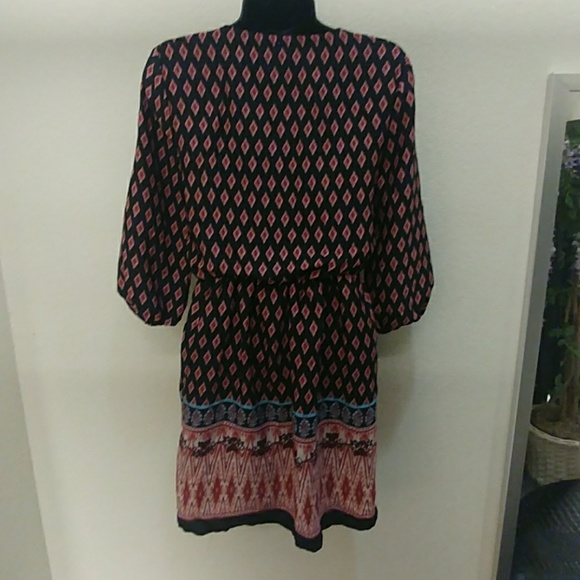 Lily Rose Printed Boho Dress-XS - Picture 5 of 8